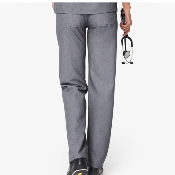 Women's Figs Livingston Scrub Pants Graphite Gray Size Small - Picture 4 of 13